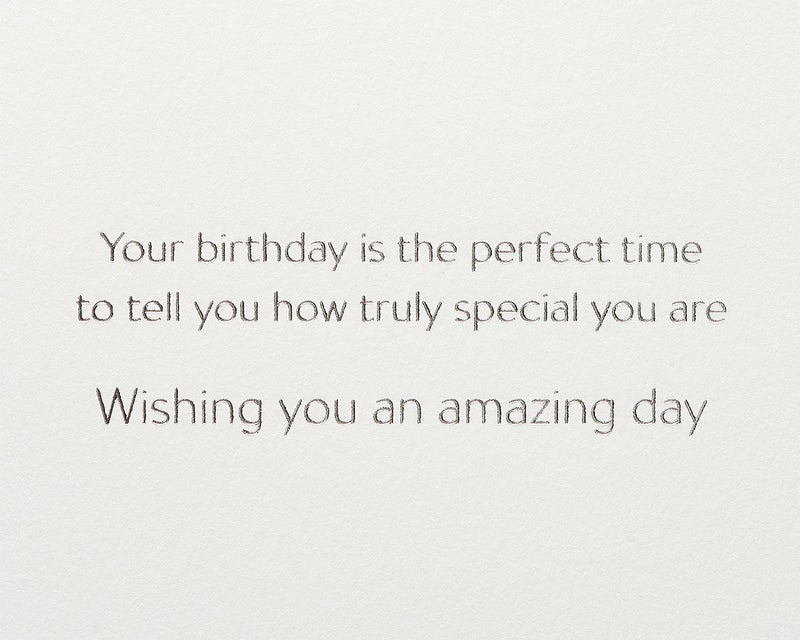 Papyrus Purple Floral Birthday Card for Women, Perfect for Mom, Aunt, Daughter (Truly Special) - Image 3